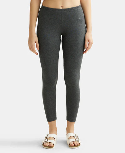 Super Combed Cotton Rich Thermal Leggings with StayWarm Technology - Black