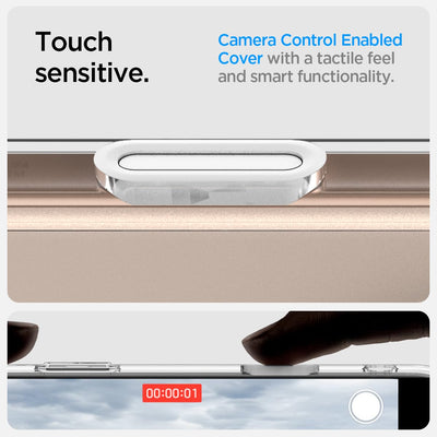 Spigen Ultra Hybrid T MagFit Back Cover Case for iPhone 16 Pro Max – White | MagSafe Compatible | TPU + Polycarbonate | Transparent Shockproof Protection