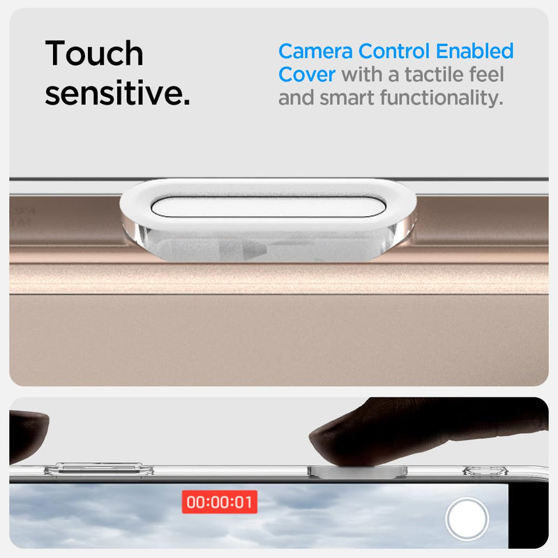 Spigen Ultra Hybrid T MagFit Back Cover Case for iPhone 16 Pro Max – White | MagSafe Compatible | TPU + Polycarbonate | Transparent Shockproof Protection