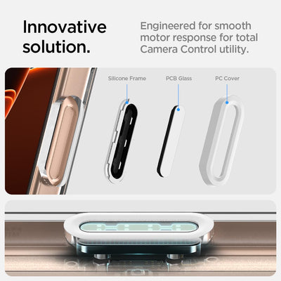 Spigen Ultra Hybrid T MagFit Back Cover Case for iPhone 16 Pro – White | MagSafe Compatible | TPU + Polycarbonate | Transparent Protective Case