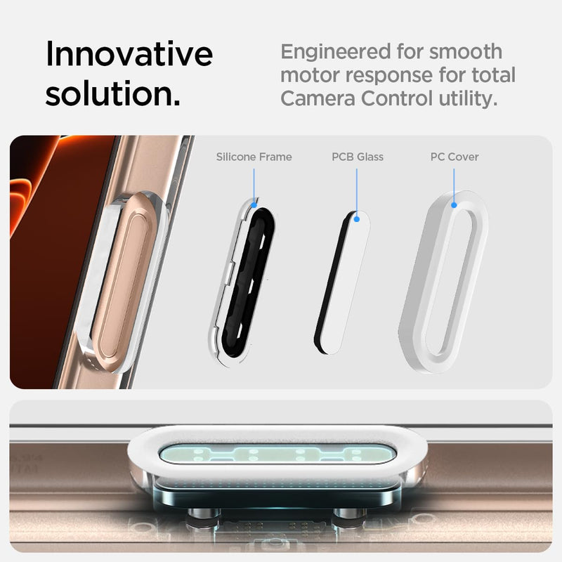 Spigen Ultra Hybrid T MagFit Back Cover Case for iPhone 16 Pro – White | MagSafe Compatible | TPU + Polycarbonate | Transparent Protective Case
