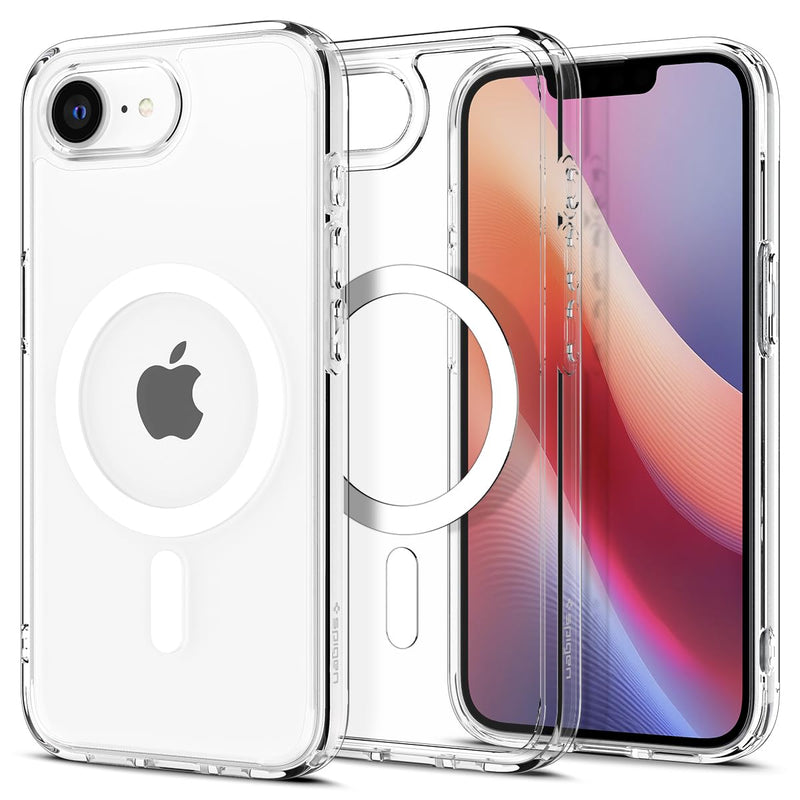 Spigen Ultra Hybrid Back Cover Case for iPhone 16e (2025) – Crystal Clear | TPU + Polycarbonate | Slim & Protective