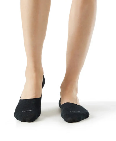 Compact Cotton Elastane Stretch No Show Socks With StayFresh Treatment - Navy (Pack of 2)
