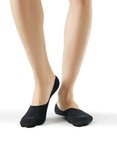 Compact Cotton Elastane Stretch No Show Socks With StayFresh Treatment - Navy (Pack of 2)
