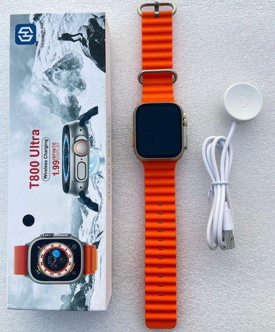 T800 Ultra Smart Watch – Rugged Design, Fitness Tracking & Always-On Style