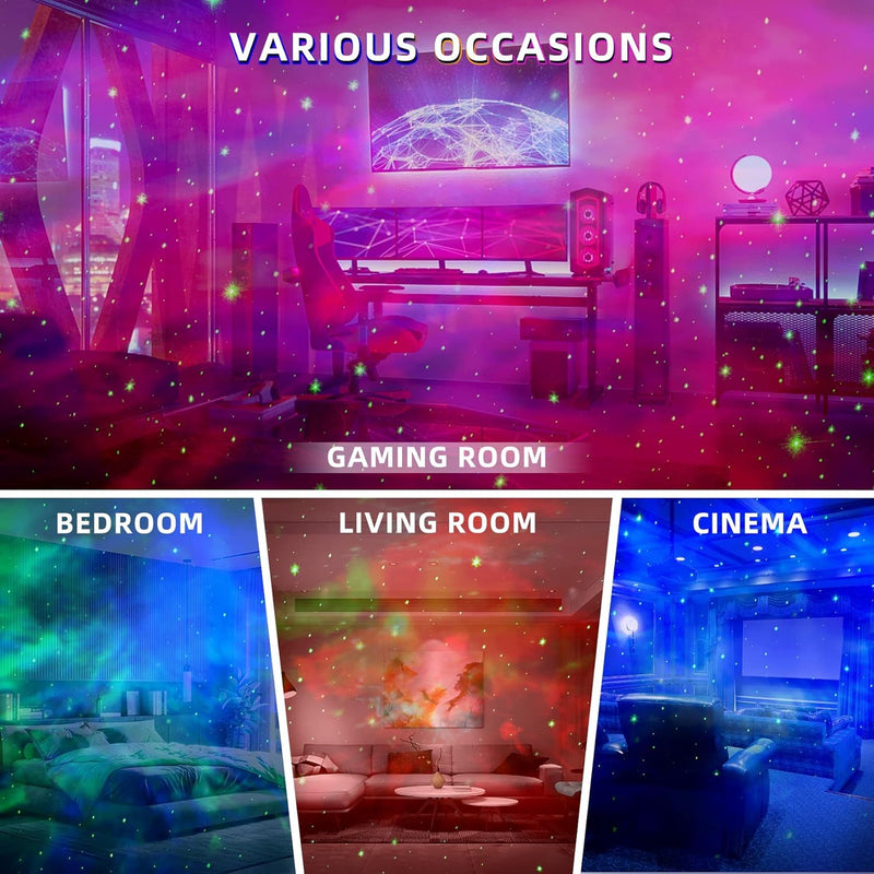 Amazm™ Astronaut Galaxy Star Projector – Remote Controlled | Rotating Nebula Light | Timer | Space-Themed Night Lamp for Kids & Adults | Bedroom, Gaming & Home Décor