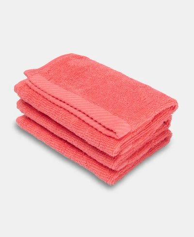 Cotton Terry Ultrasoft and Durable Solid Face Towel - Navy (Pack of 3)